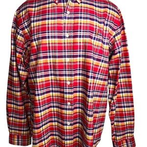 Men's Polo Ralph Lauren Long Sleeve Button Down Shirt Size Large.